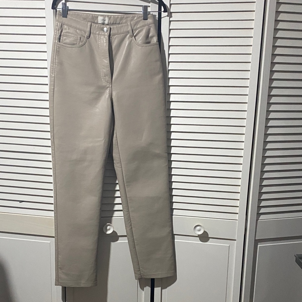 Wilfred Taupe Straight Leg Jeans